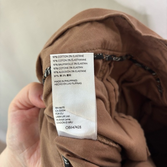 Anthropologie Ellie Embroidered Utility Pants size 8 - Picture 11 of 14